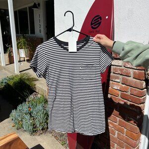 Levi's Perfect Crew Striped Pocket Tee